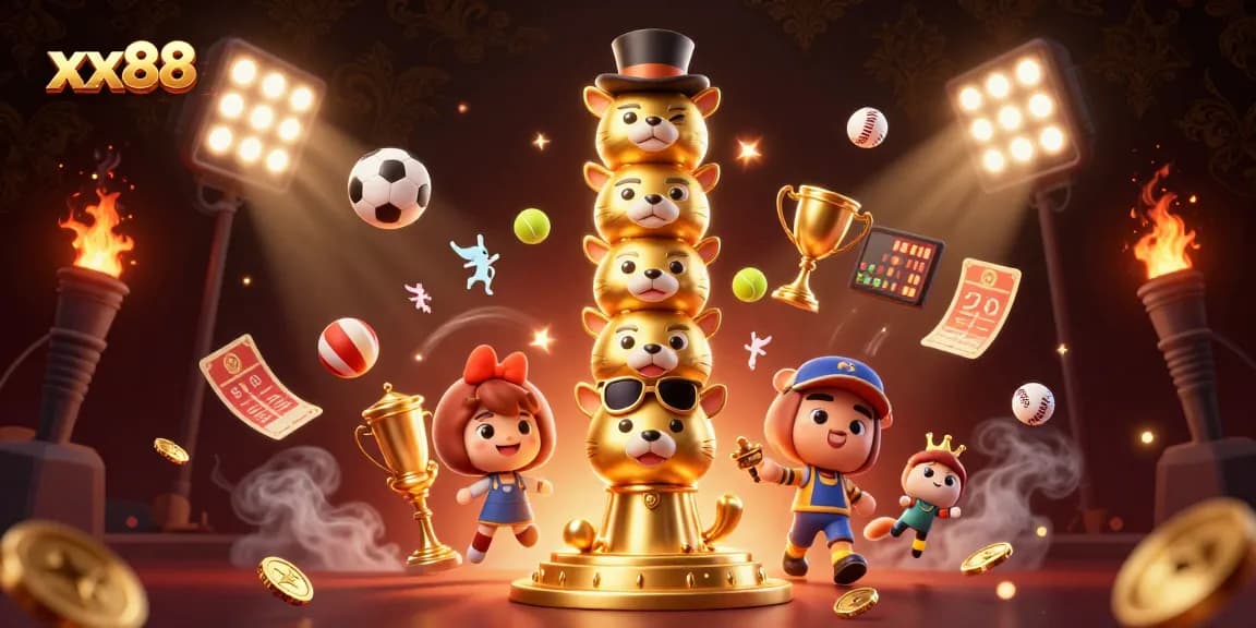 Experience thrilling wins at xx88 with vibrant casino game action and dynamic sports elements.