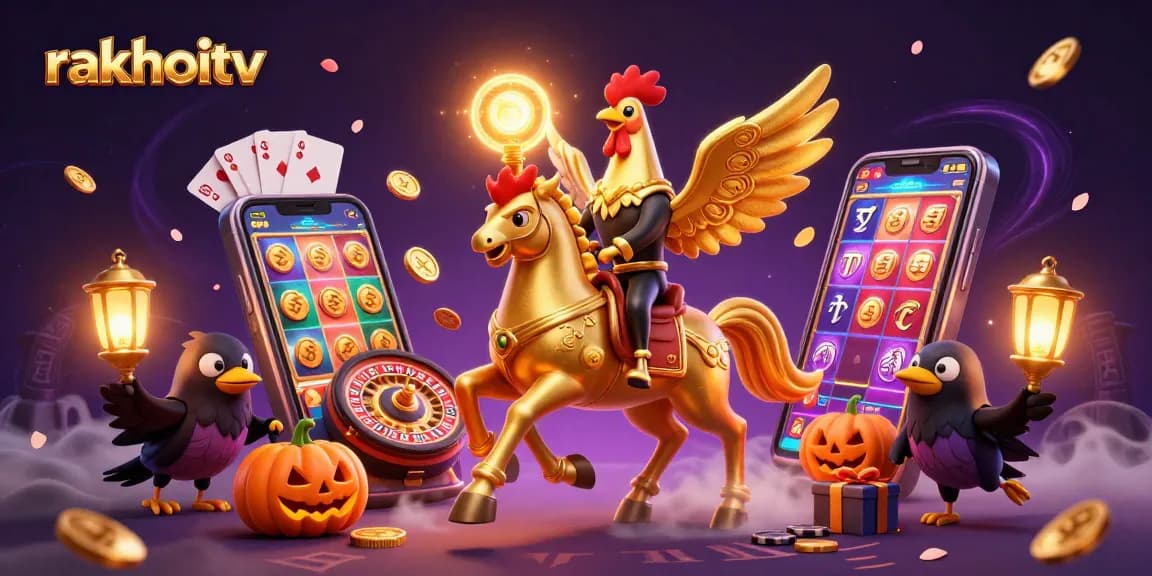 Experience the excitement of rakhoitv with vibrant casino action and colorful game elements.