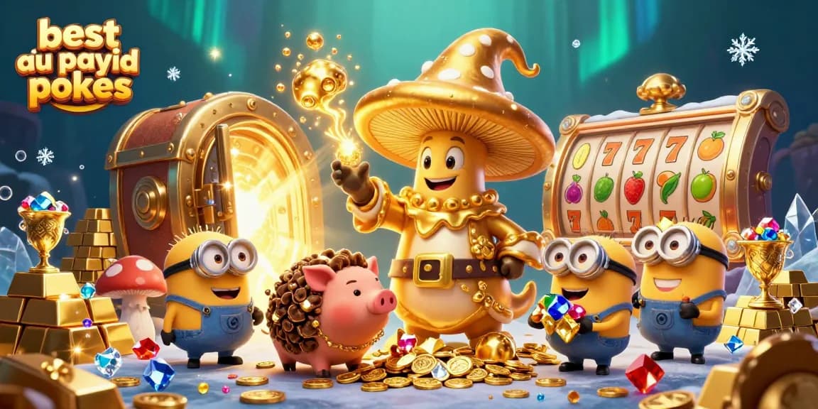 Experience the magic of the best au payid pokies with vibrant 3D wizardry and treasures.