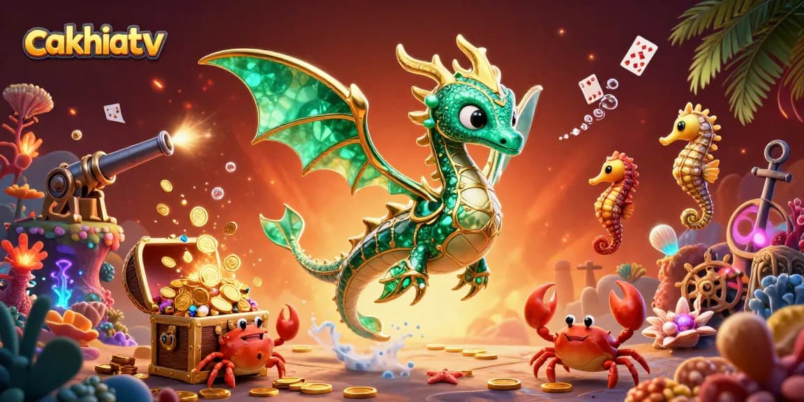Engage in thrilling adventures at cakhiatv with treasure-filled underwater worlds packed with casino elements.