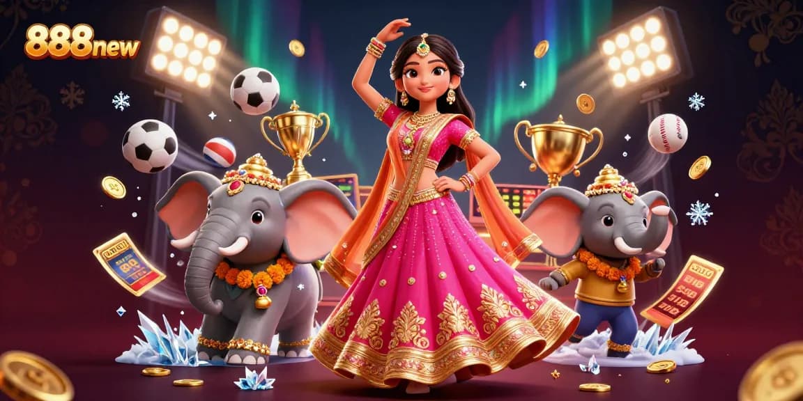 Engage in thrilling gameplay at 888new with vibrant 3D characters and dynamic sports elements.