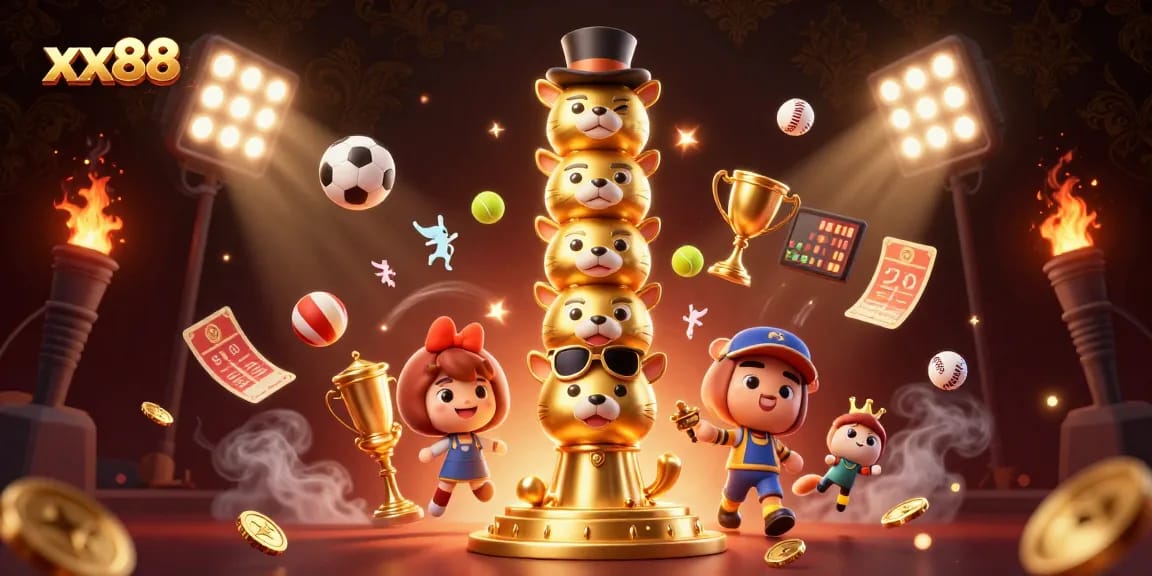 Experience thrilling wins at xx88 with vibrant casino game action and dynamic sports elements.