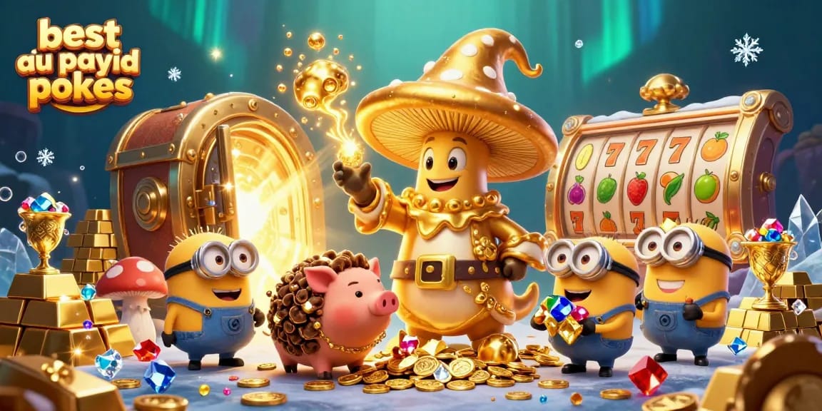 Experience the magic of the best au payid pokies with vibrant 3D wizardry and treasures.