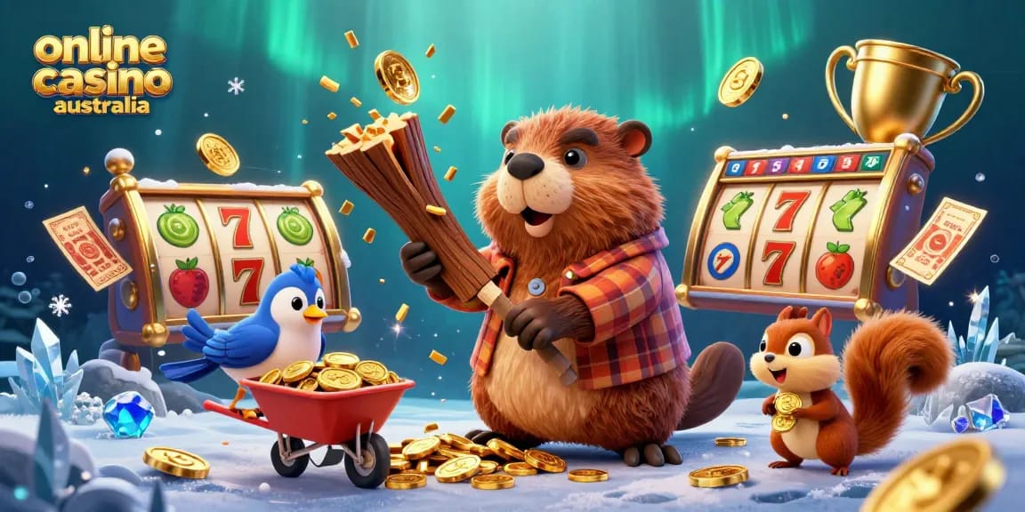 Experience winning moments at this vibrant online casino Australia scene full of gold and excitement.