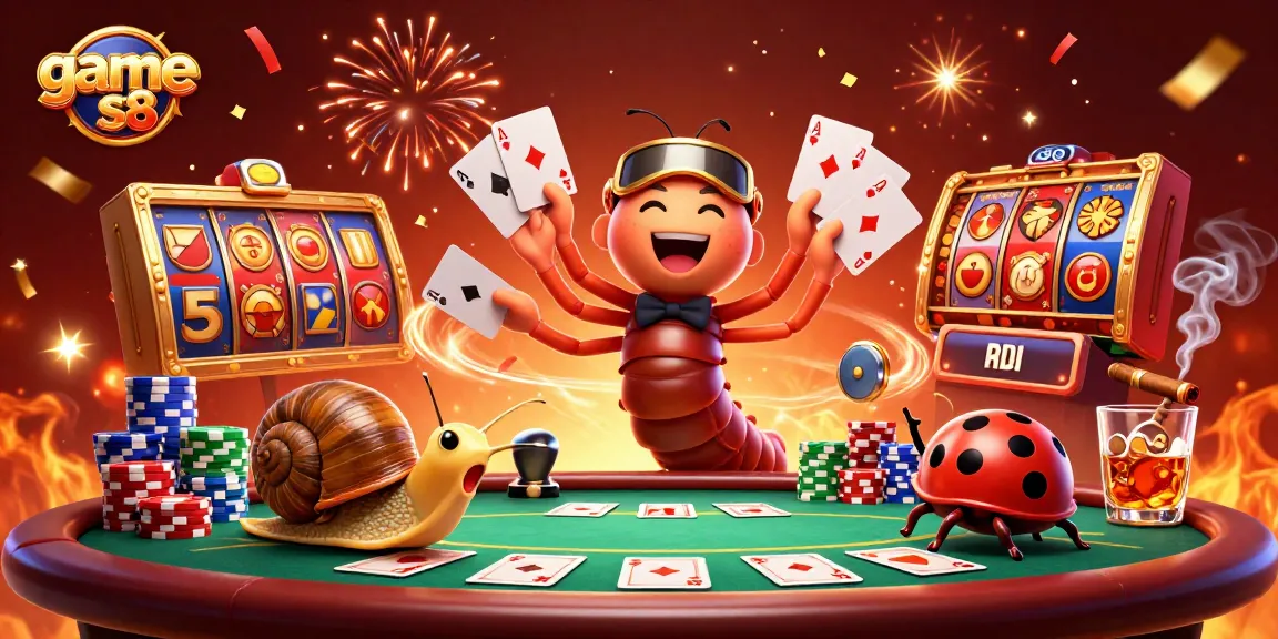 Experience thrilling gameplay with game s8 in this vibrant casino scene.