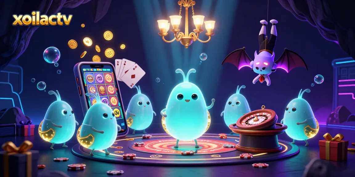 Experience the thrill of xoilactv casino gaming with glowworms lighting up a vibrant cave