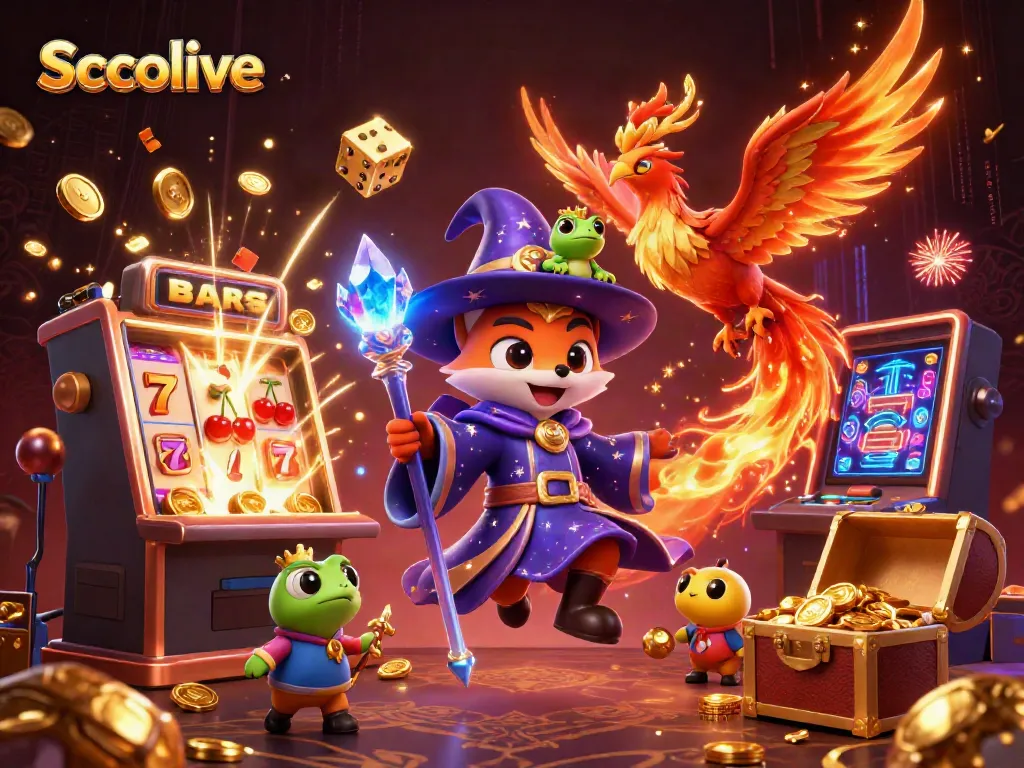 Socolive reveals dazzling casino landscapes with wizards, slot machines, and dynamic gaming elements