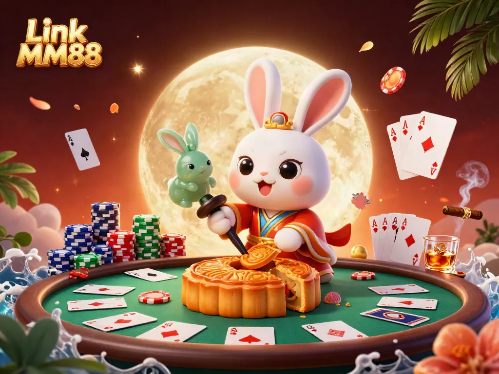 Engage in thrilling gameplay with Link MM88, featuring vibrant poker elements and folklore characters.