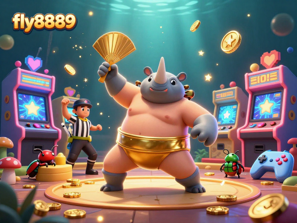Experience thrilling gameplay at fly8889 with vibrant characters, casino games, and colorful visuals.