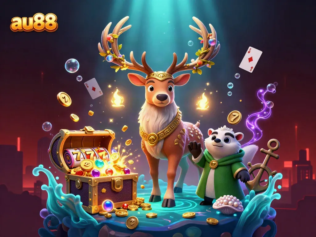 Experience the thrill of au88 with vibrant characters and immersive casino elements.