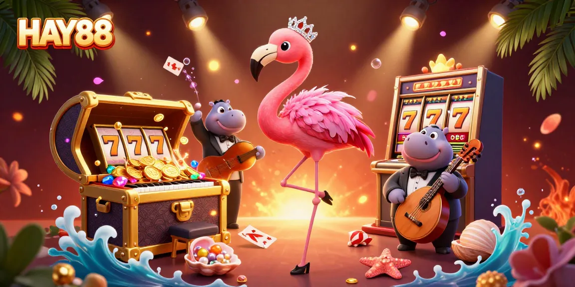 Experience HAY88's vibrant casino energy with dynamic characters amidst rich game elements.