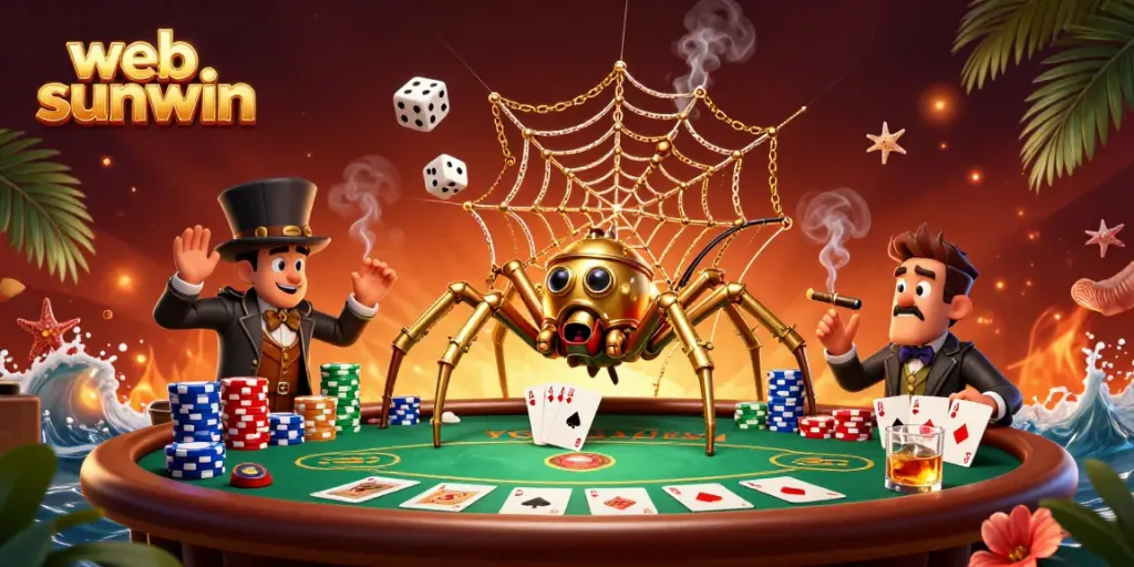 Engage with web sunwin as the 3D golden spider weaves an intricate gaming web of chance and excitement.